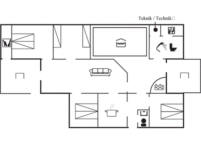 別荘 Emly - 1-1km From The Sea By Interhome Nordenbro Vesteregn